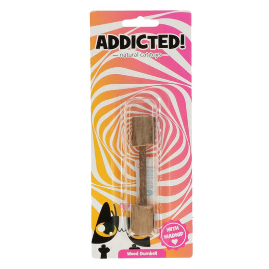 Addicted! Wood Dumbell Katzenspielzeug