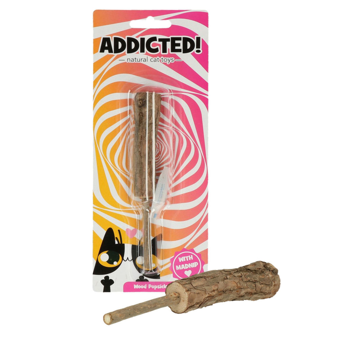 Addicted! Wood Popsicle Katzenspielzeug